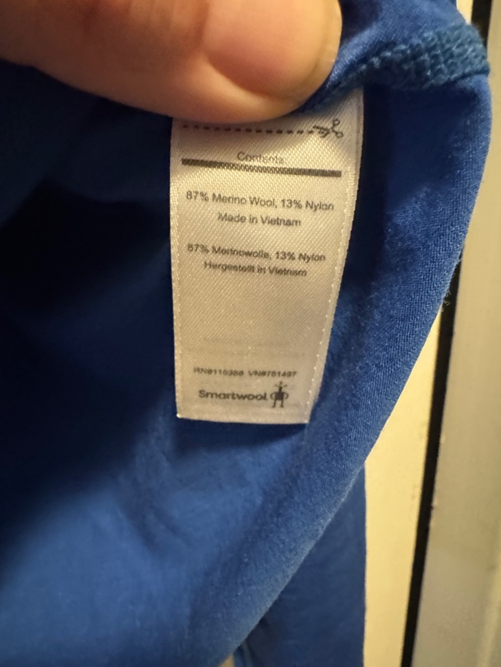 Smartwool Men's Long-Sleeve Crew Shirt - Royal Blue - Picture 3 of 6